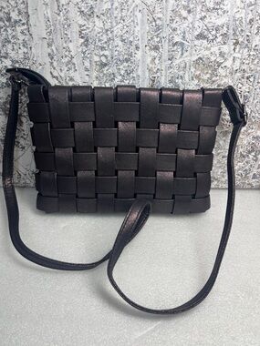 Anthropology Woven Vegan Purse